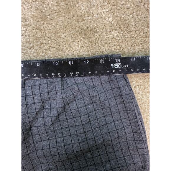 J.Jill Pants Small S Ponte Slim Leg Gray Check Pull On Stretch B607 - Picture 6 of 9